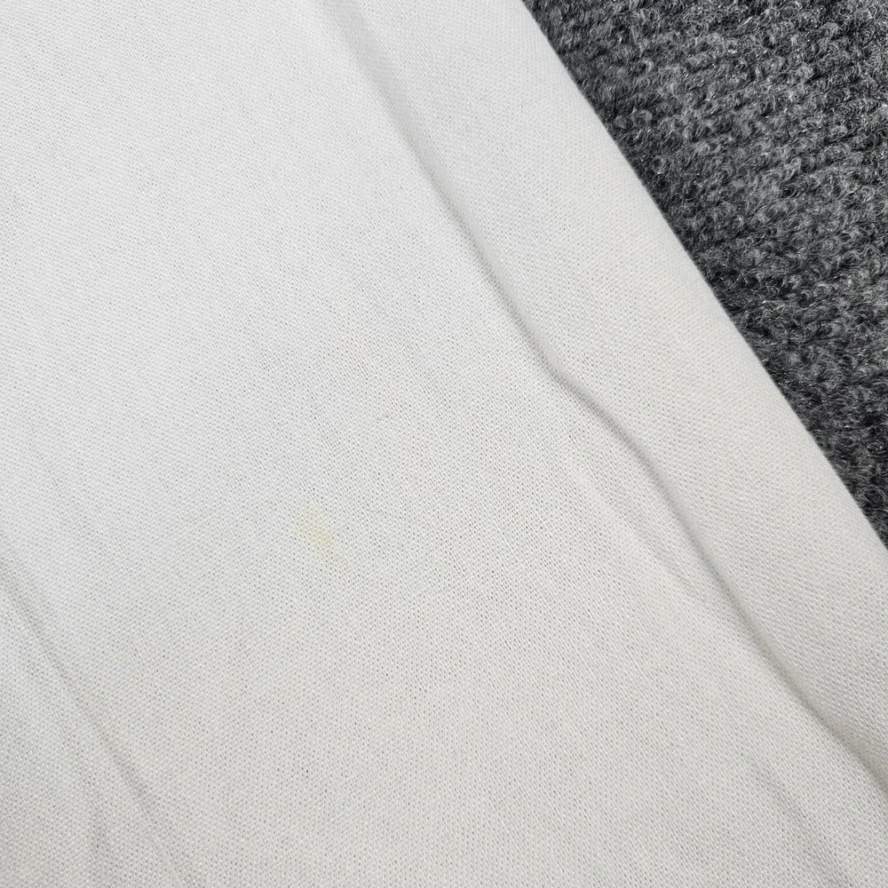 Trust Mens Linen Blend Pleated Cuffed Trousers Off White Cream Actual (34x28)